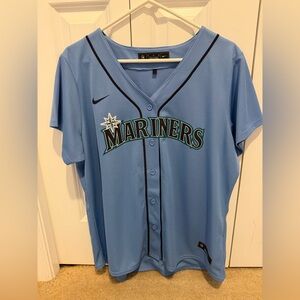 NWOT Women’s 2XL  Seattle Mariners Nike Blue Alternate Baseball Replica Jersey